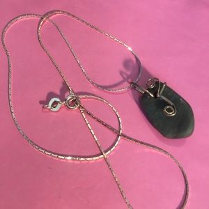 Sterling silver with genuine Michigan stone